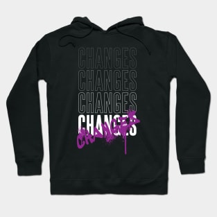 changes word art Hoodie